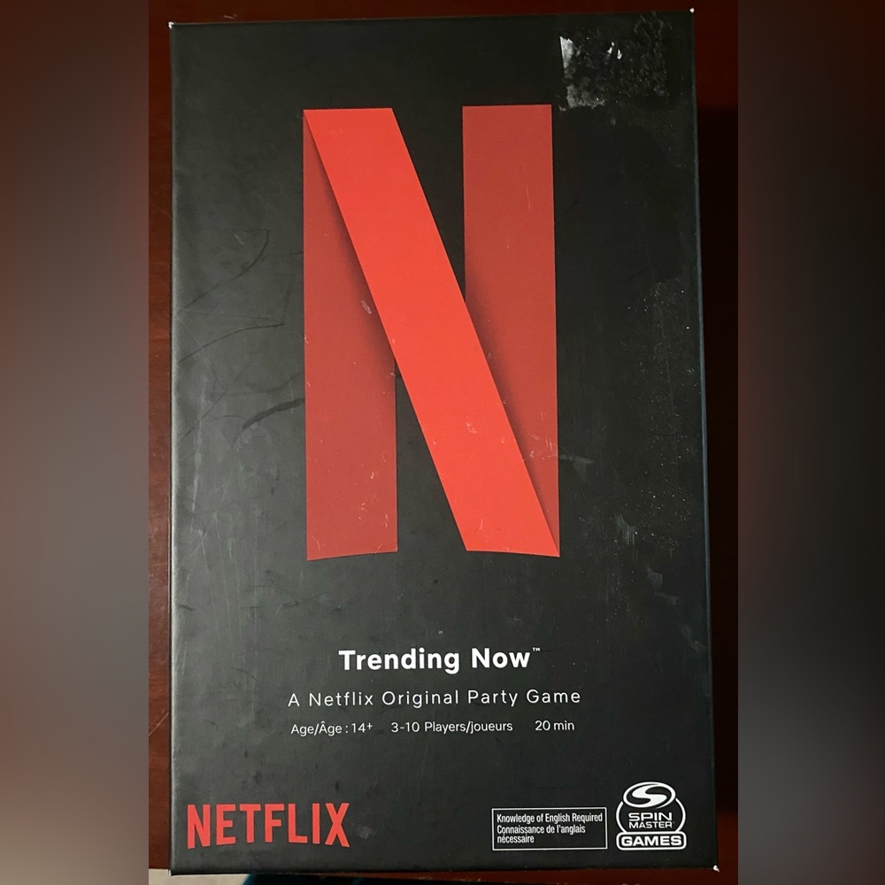 Netflix Family Board‎ Game Card Game Spin Master Games Party NEW